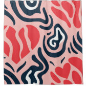 abstract pattern duschvorhang (Vorderseite)