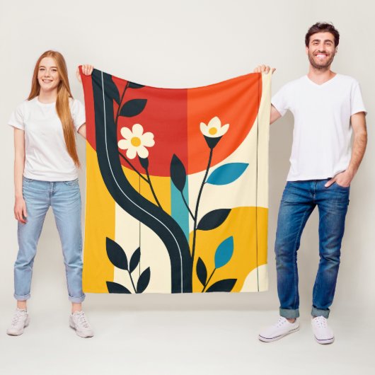 abstract pattern fleecedecke (Beispiel)