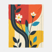 abstract pattern fleecedecke (Vorderseite)