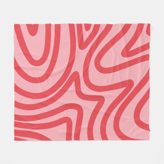 abstract pattern fleecedecke (Vorderseite (Horizontal))