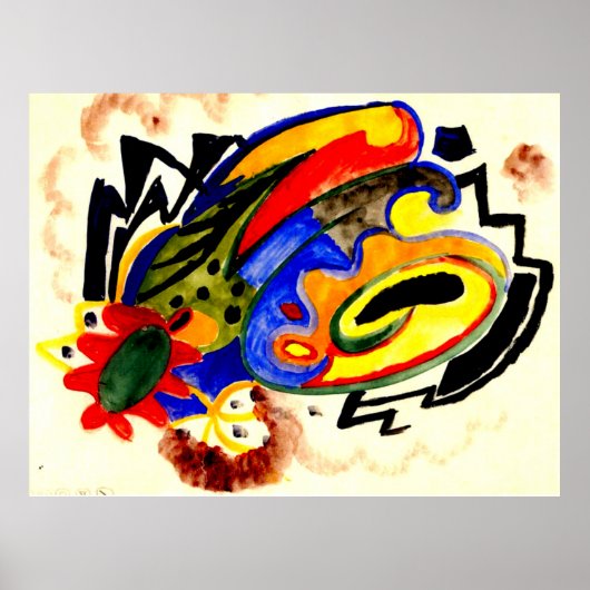 Abstract Pattern I by August Macke Poster (Vorne)