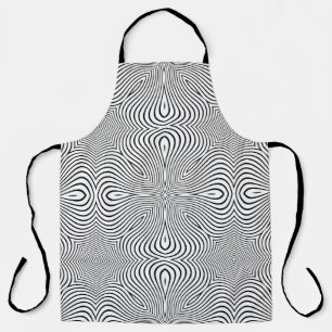 Abstract pattern of wavy stripes or rippled 3D rel Schürze