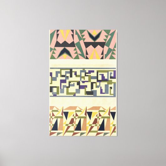 Abstract Pattern Portfolio Pl.18  Leinwanddruck (Vorderseite)