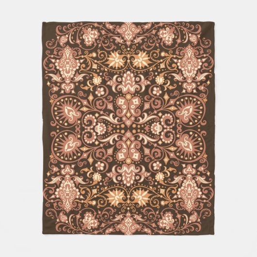 Abstract pattern. Psychedelic colors wavy backgrou Fleecedecke (Vorderseite)