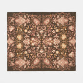 Abstract pattern. Psychedelic colors wavy backgrou Fleecedecke (Vorderseite (Horizontal))