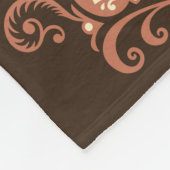 Abstract pattern. Psychedelic colors wavy backgrou Fleecedecke (Ecke)