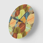Abstract pattern runde wanduhr (Winkel)