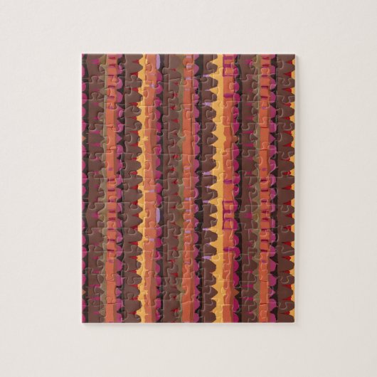 Abstract pattern seamless botanical 4 puzzle (Vertikal)