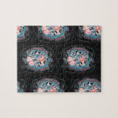 Abstract pattern , seamless illustration 7 puzzle (Horizontal)