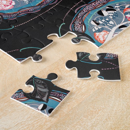 Abstract pattern , seamless illustration 7 puzzle (Seite)