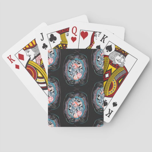 Abstract pattern , seamless illustration 7 spielkarten (Rückseite)