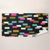 Abstract pattern with textured geometric shapes. a badehandtuch (Badehandtuch)