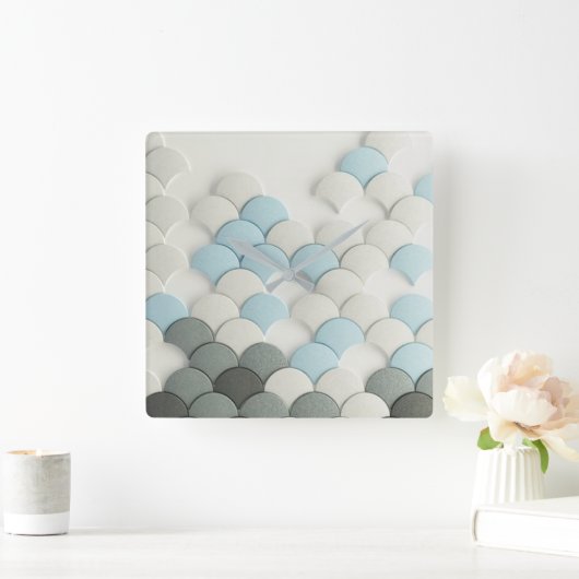 Abstract Pedals Wall Clock Quadratische Wanduhr (Zuhause)