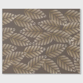 Abstract Pine Cones Of Copper And Platinum Pattern Geschenkpapier (Flach)