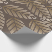 Abstract Pine Cones Of Copper And Platinum Pattern Geschenkpapier (Ecke)