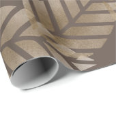 Abstract Pine Cones Of Copper And Platinum Pattern Geschenkpapier (Rolleneckpunkt)