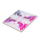 Abstract Pink and Purple Fliese (Seite)