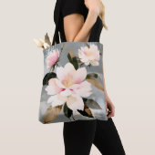 Abstract Pink and White Wabi-Sabi Flowers Tasche (Von Nahem)
