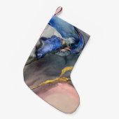 Abstract pink-blue background with beautiful smudg kleiner weihnachtsstrumpf (Vorderansicht (hängend))