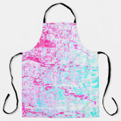 Abstract Pink & Blue Schürze (Vorderseite)