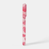 Abstract Pink Hearts Background Love Phone Case iPhone Hülle (Rechte Seite)