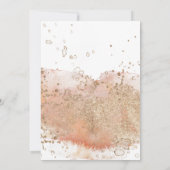 Abstract Pink Shapes And Elements Sweet Baby Girl Einladung (Rückseite)