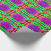 Abstract Pixel Art Colorful Mosaic Geschenkpapier (Ecke)