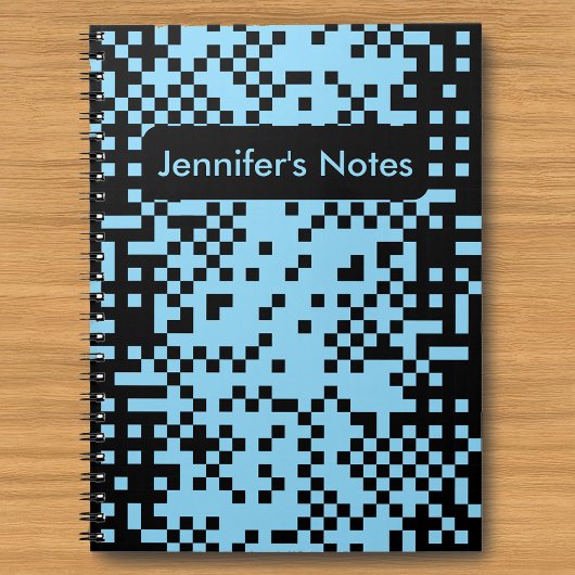Abstract Pixel Effect Pattern Notebook Notizblock