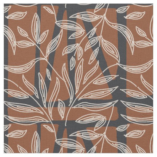 abstract plants - Dotted geometric texture  Stoff (Nahaufnahme)