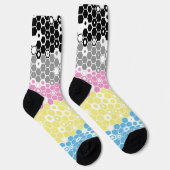 Abstract Polygender Pride Flag Socken (Rechts)