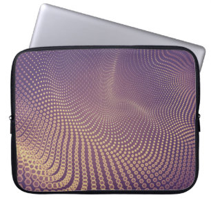 Abstract polygonal space low poly dark background laptopschutzhülle