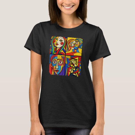 ABSTRACT POP ART T-Shirt (Vorderseite)