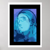 abstract portrait poster (Vorne)