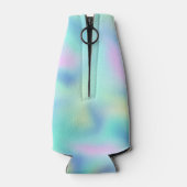 Abstract Pretty Pastel Swirls Pattern Flaschenkühler (Rückseite)
