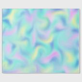 Abstract Pretty Pastel Swirls Pattern Geschenkpapier (Flach)
