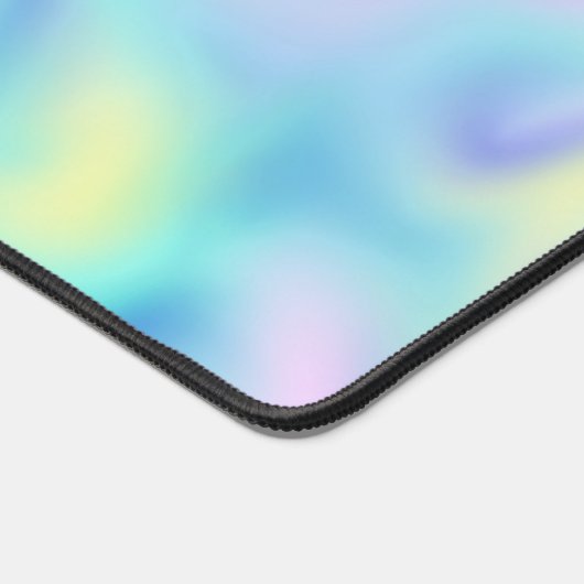 Abstract Pretty Pastel Swirls Pattern Schreibtischunterlage (Ecke)