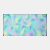Abstract Pretty Pastel Swirls Pattern Schreibtischunterlage (Vorderseite)