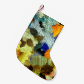 abstract psychedelic grunge background graphic sty kleiner weihnachtsstrumpf (Vorderansicht (hängend))