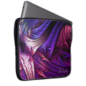 Abstract Purple Fractals Personalized Laptopschutzhülle (Vorne Rechts)