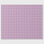 Abstract Purple Orchid Flower Design Pattern Art Geschenkpapier (Flach)
