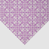 Abstract Purple Orchid Flower Design Pattern Art Seidenpapier (Ausschnitt)