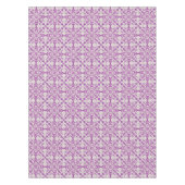 Abstract Purple Orchid Flower Design Pattern Art Tischdecke (Vorderseite)