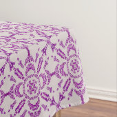 Abstract Purple Orchid Flower Design Pattern Art Tischdecke (Beispiel)