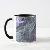 Abstract Purple & Teal Flow Mug Tasse (Links)