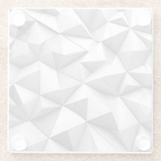 abstract pyramides grey glasuntersetzer (Rückseite)