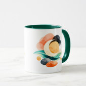 Abstract Rainbow Pot of Gold St. Patrick's Day Mug Tasse (VorderseiteRechts)