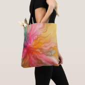 Abstract Rainbow Sun Rays Landscape Tasche (Von Nahem)