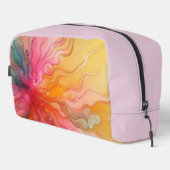Abstract Rainbow Sun Rays Landscape Waschbeutel (Rechte Ecke)