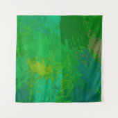 Abstract random shapes. 2d illustration background wandteppich (Vorderseite)