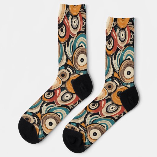 Abstract Records Crew Socks Socken (Linkes Detail)